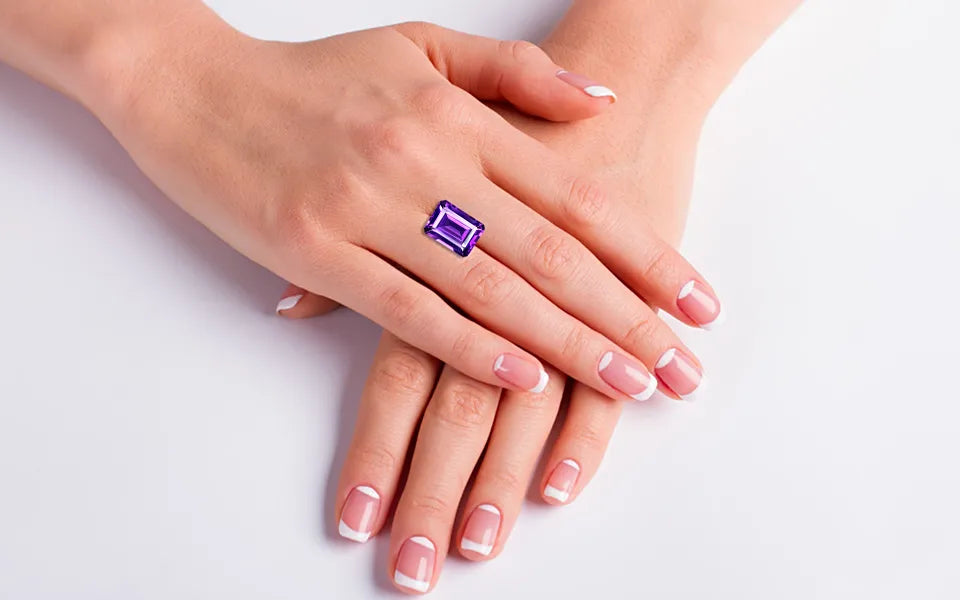 Amethyst 16x12 MM - 10.46 Carats